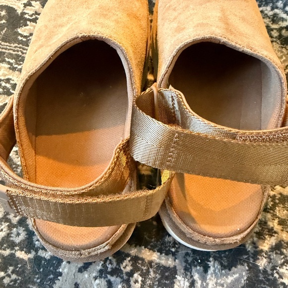 UGG Women’s Tan Suede Slip-On Loafers - Picture 9 of 9